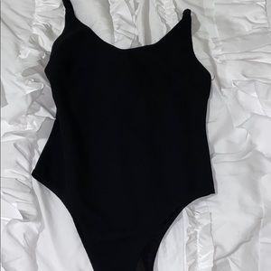 black bodysuit
